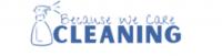Because We Care Cleaning Logo