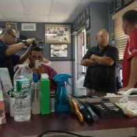 Sam's Barber Shop Logo