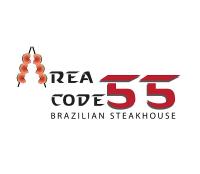 Area Code 55 Brazilian Steakhouse Logo