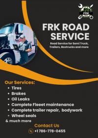 Semi Truck Trailer Repair & Roadside Assistance FRK Mechanic Solutions LLC Logo