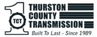 Thurston County Transmission Repair Shop Logo