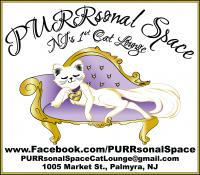 PURRsonal Space: NJ's 1st Cat Lounge Logo