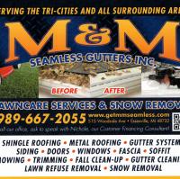 M&M Seamless Gutters Inc Logo