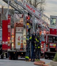 Flat Road Fire Damage Restoration Logo