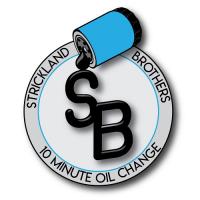 Strickland Brothers 10 Minute Oil Change Logo