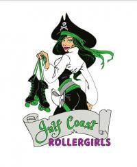 Gulf Coast Rollergirls of Lake Charles Logo
