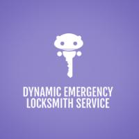 Dynamic Emergency Locksmith Service Logo