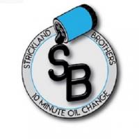 Strickland Brothers 10 Minute Oil Change Logo