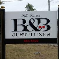 B & B Just Tuxes Logo