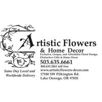 Artistic Flowers and Home Decor Logo