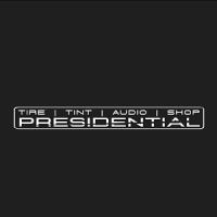 Tire Tint Audio Shop Presidential Logo