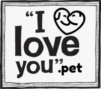 I Love You Pet Store Logo