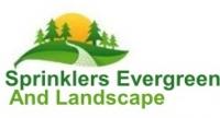 Sprinklers Evergreen And Landscape Logo