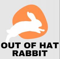 Out of Hat Rabbit Logo