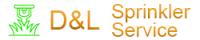 D&L Sprinkler System Installation Logo