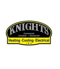 Knights HVAC Heating Cooling Logo