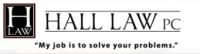 Hall Law PC, Personal Injury, Criminal Defense Logo