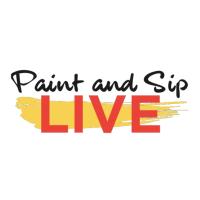 Paint and Sip LIVE Logo