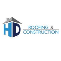 HD Roofing and Construction Logo