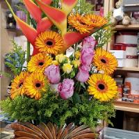 Roxana Flower Shop Logo
