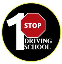 1 Stop Driving School Logo