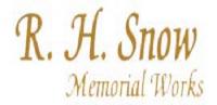 R H Snow Memorial Works Logo