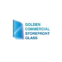 Golden Commercial Storefront Glass Logo