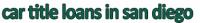 Car Title Loans in San Diego Logo