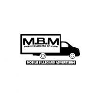 Mobile billboard Miami logo