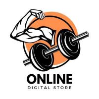 Online Digital Fitness Store Logo
