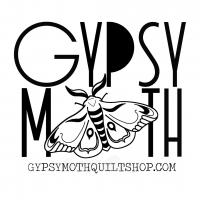 Gypsy Moth Quilt Shop Logo
