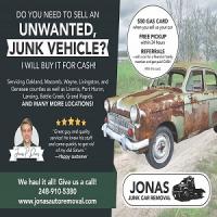 Jonas' Junk car removal Logo