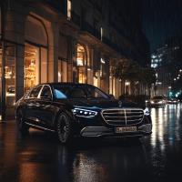 Black car service Los Angeles Logo