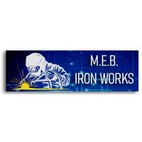 M.E.B. Iron Works, LLC Logo