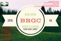 Blue Ridge Green Cleaning Logo