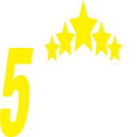 5 Star Garage Doors Logo