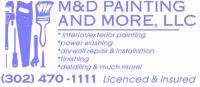 M & D Painting and More LLC Logo