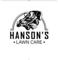Hanson's Lawn Care Logo