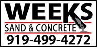 Weeks Sand & Concrete Logo