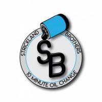 Strickland Brothers 10 Minute Oil Change Logo