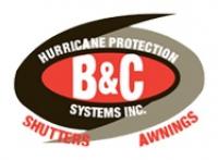 B & C Shutters and Awnings logo