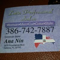 Latin Professional Dominican Salon Logo