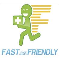 FAST AND FRIENDLY DELIVERY SERVICE Logo