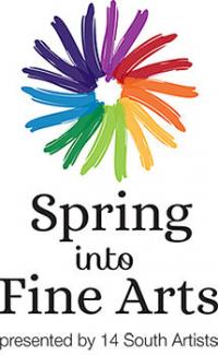 Spring into Fine Arts logo