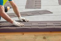 Miguel Mendez Roofing - Fountain Logo