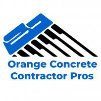 Orange Concrete Contractor Pros Logo