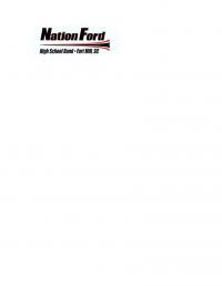 Nation Ford High School Band Logo