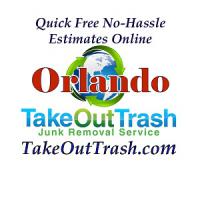 Take Out Trash Junk Removal Service Logo