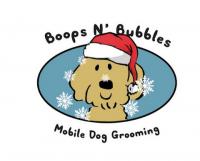 Boops N' Bubbles Mobile Dog Grooming Logo