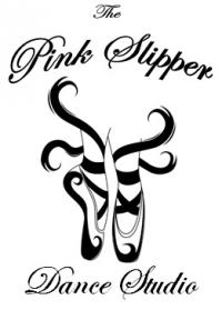 the pink slipper dance studio logo